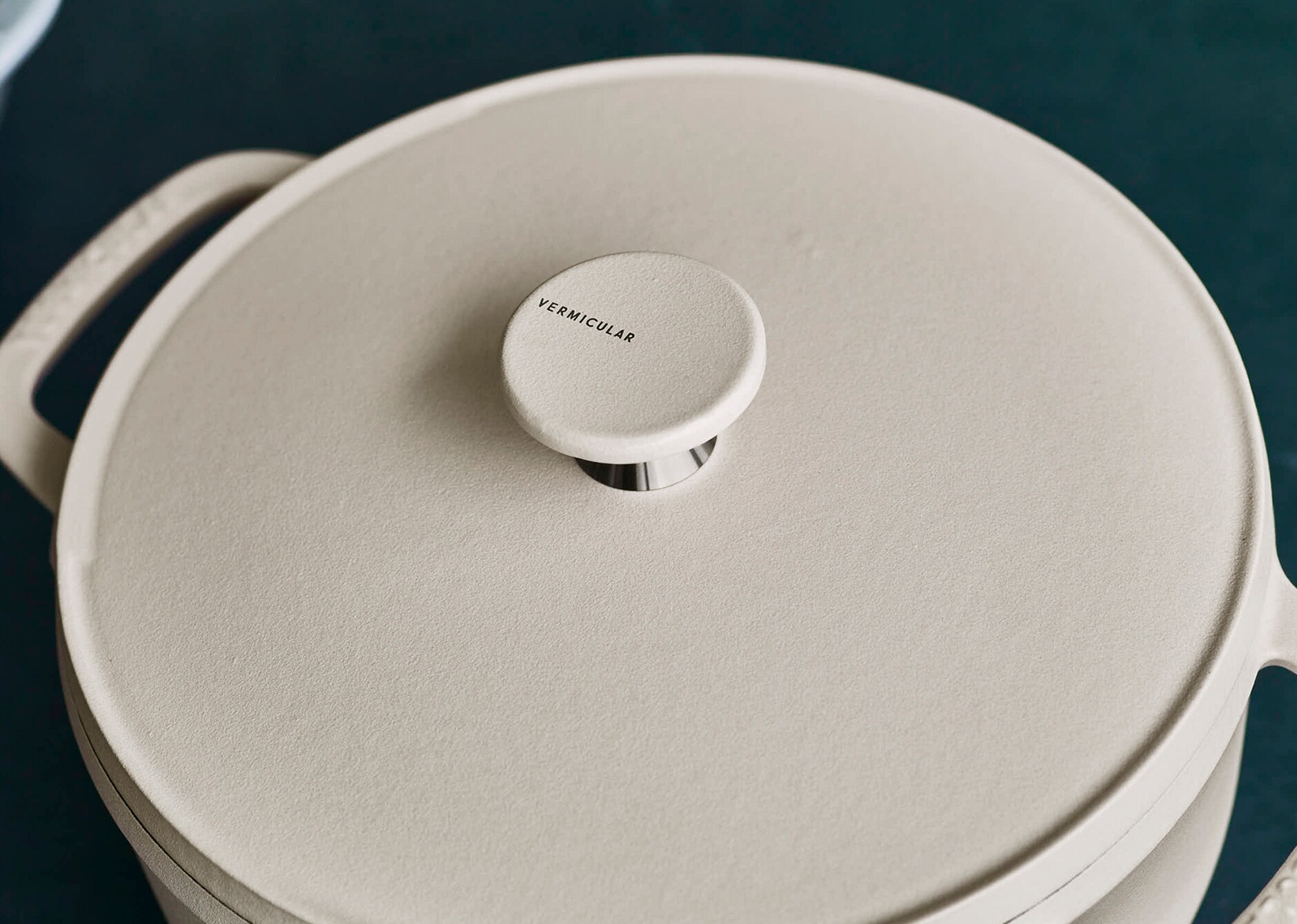 オーブンポット 2 26cm ベーシックノブ＆リッドスタンド[シーソルト