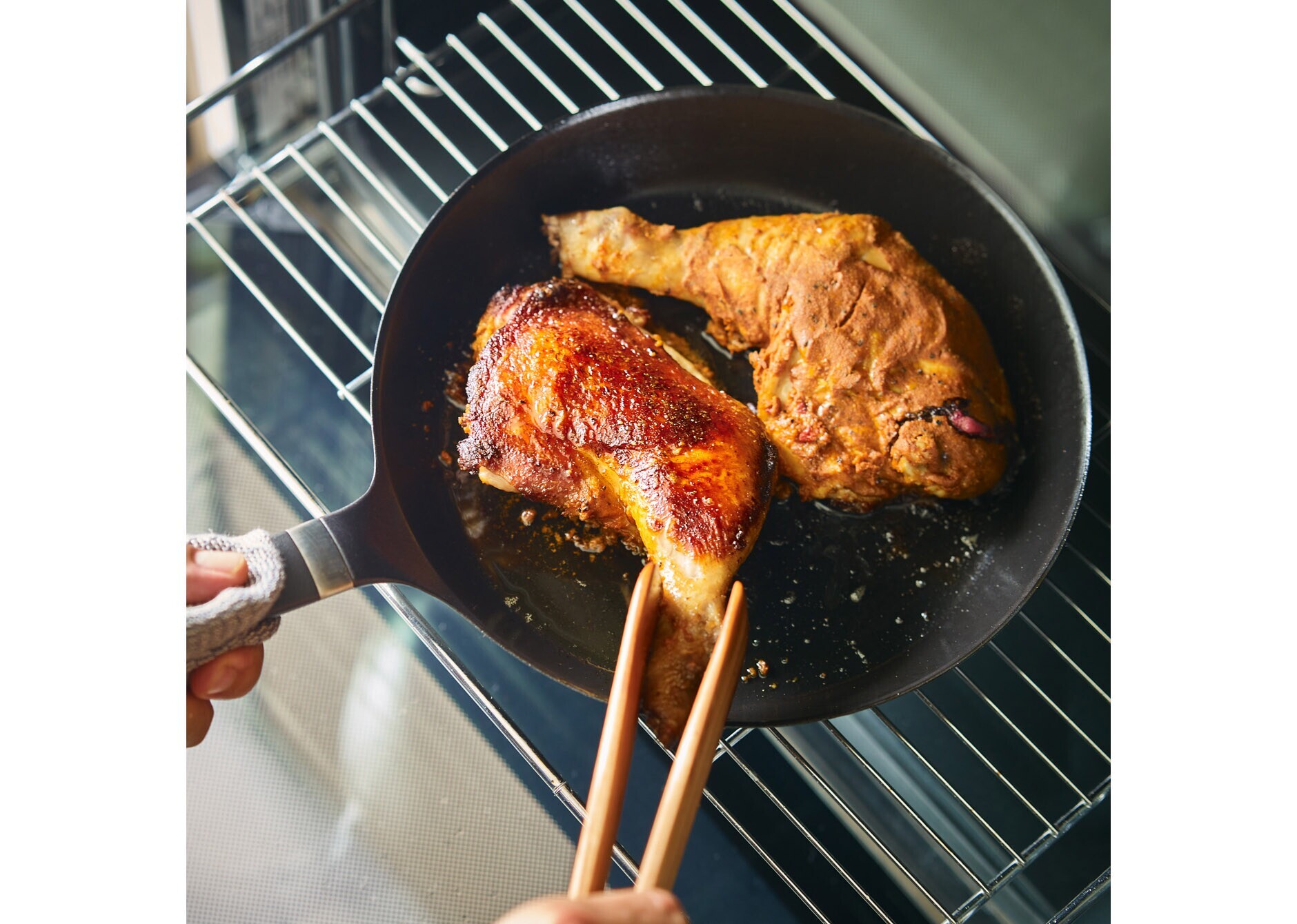 バーミキュラ オーブンセーフスキレット　24cm DEEP　ガラスリッドセット オーブンセーフスキレット 24cm DEEP 【ガラスリッドセット】[メタル