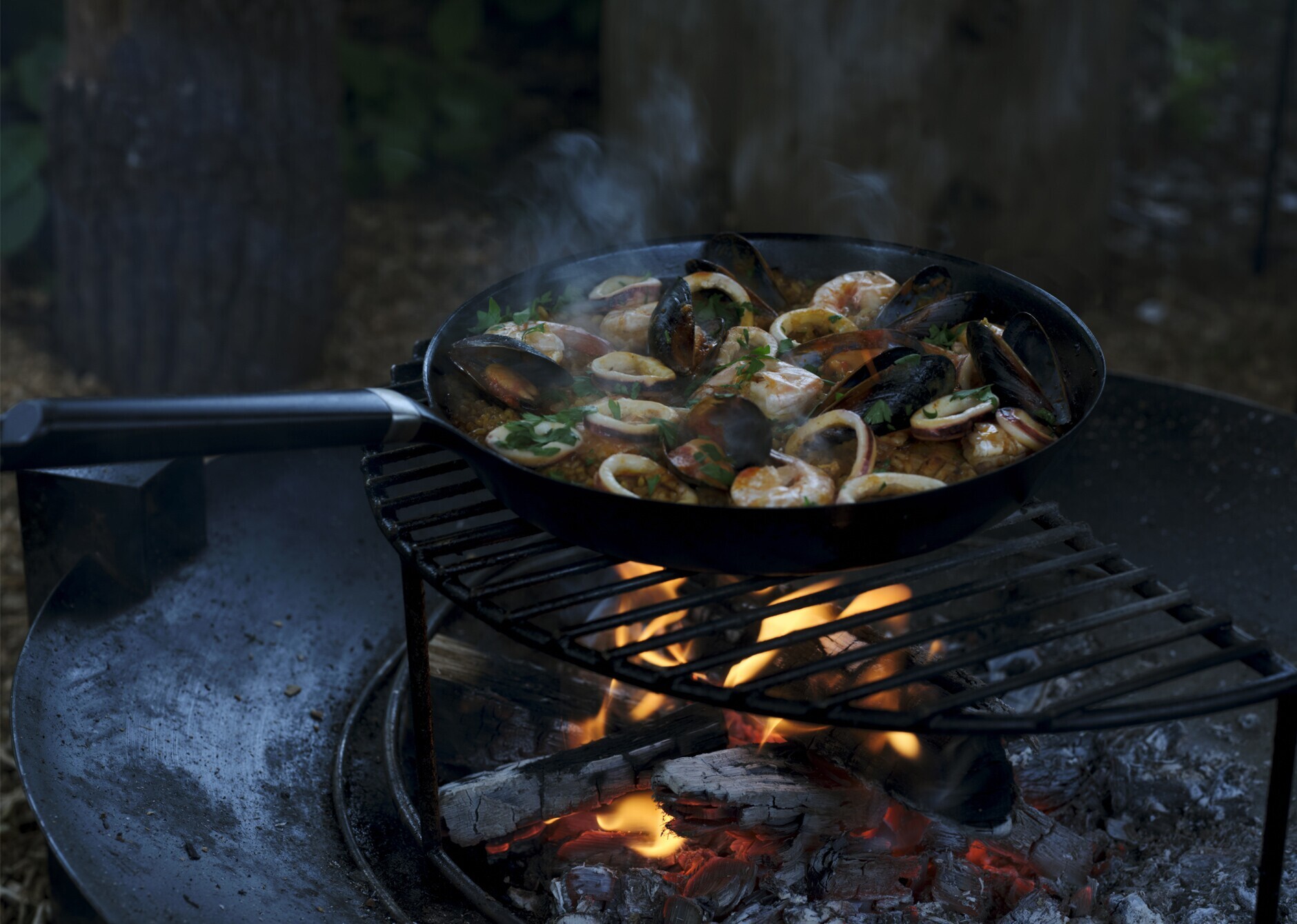 オーブンセーフスキレット 26cm DEEP 【ガラスリッドセット】[メタル